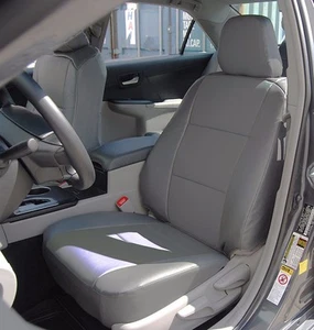 PAR DE 2 FUNDAS DE ASIENTO DELANTERAS TOYOTA CAMRY 2012-2016 TIPO CUERO A MEDIDA - Imagen 1 de 19