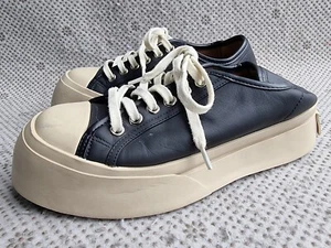 Marni Black Lace-up Pablo Mary Jane Trainers 37 - Picture 1 of 22