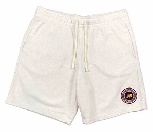 New Balance Athletic Club Men's Cream Activewear Sweat Shorts Size XL - Picture 1 of 12