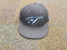 New Era 59Fifty MLB Toronto Blue Jays Mens 7 1/4 Gray Baseball Sports Hat Cap