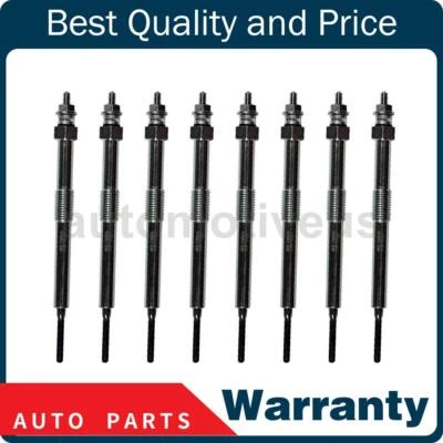 Diesel Glow Plug 8X NGK For Chevrolet C4500 Kodiak 2006 2007 2008 2009 - Image 1 of 2