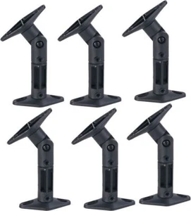 PAQUETE DE 6 SOPORTES UNIVERSALES DE MONTAJE DE ALTAVOCES DE PARED DE TECHO SATÉLITE CINE EN CASA BOSE - Imagen 1 de 2