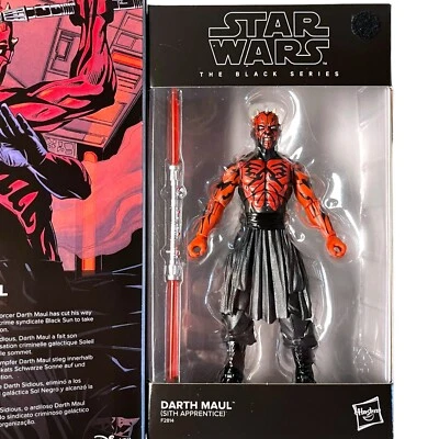 Star Wars Darth Maul Sith Apprentice Black Series 50th Anniversary 6 Inch Figure - Image 1 of 4
