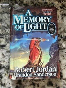 Auto Pen SIGNED Wheel of Time - Robert Jordan A Memory of Light 1st Ed 1st Pr - Picture 1 of 10