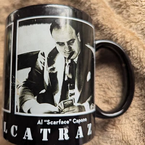 Al Capone Scarface Alcatraz Mug ceralic coffee cup prison trump black birdman ca - Picture 1 of 3