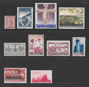 SAN MARINO VERSCHIEDENE MH/GEBRAUCHT 1922 - 1967 - Bild 1 von 2