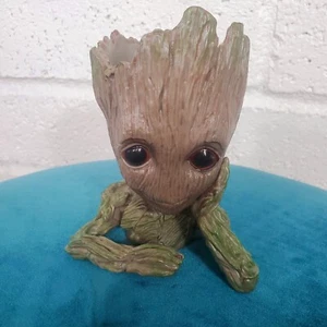 Baby Groot Flowerpot Planter Cute Cartoon Pen Holder Toy Tree Kids - Picture 1 of 9