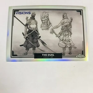 2021 Topps Star Wars Chrome Legacy Visions Concept Art SWV-6 The Duel - Picture 1 of 2