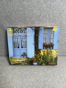 Parker Brothers Blue Doors France Countryside 300 Piece Guild Jigsaw Puzzle - Picture 1 of 5