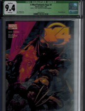 CGC 9.4 X-Men/Fantastic Four #1 DF signed by Pat Lee
