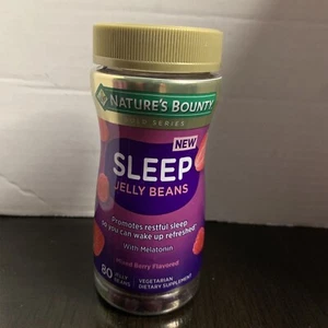 Nature’s Bounty Sleep Jelly Beans with Melatonin, Mixed Berry Flavor, 80 Count - Picture 1 of 2