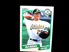 Mark McGwire 1990 Fleer Dbl. Error Baseball Card