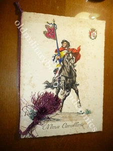 CALENDARIO REGGIMENTO NIZZA CAVALLERIA 1937 DEDICA CON CORDONE - Imagen 1 de 5