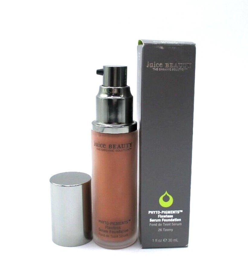 Juice Beauty Organic Flawless Serum Foundation 26 Tawny Full Size 1 Oz 30ml
