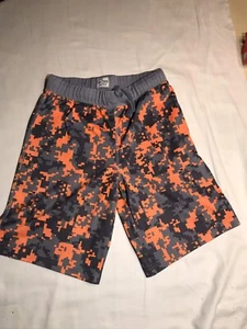 Kinder Place Est 1989 Shorts grau und orange Shorts Junge Größe Large 10/12 - Bild 1 von 3