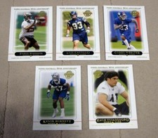 2005 Topps Football Factory Set Rookie Bonus Mixed Team Complete Set of 5 RC