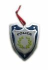 Police Badge Personalized Christmas Tree Ornament