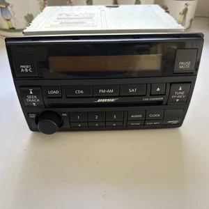 2004-2006 NISSAN ALTIMA FACTORY BOSE 6 CD CHANGER AM/FM STEREO SAT 28185-ZB20B - Picture 1 of 8