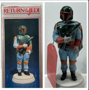 1983 RETURN OF THE JEDI BOBA FETT FIGUR PORZELLAN 6" STAR WARS TOWLE CO. - Bild 1 von 8
