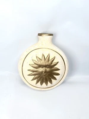 Vintage Ceramic Sun Vase Bohemian Decor - Image 1 of 4