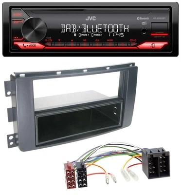 JVC Bluetooth USB DAB MP3 Autoradio für Smart ForFour 454 ForTwo 451 ISO - Bild 1 von 4