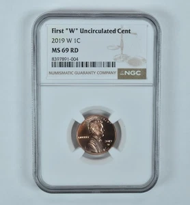 2019-W Lincoln Shield Cent MS69 RD NGC Brown Label - Picture 1 of 5