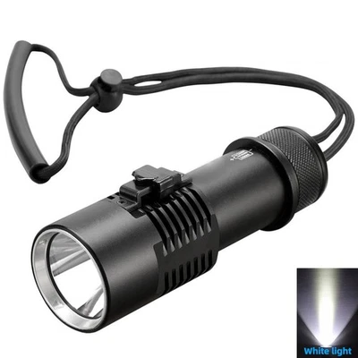 Mini lampe de poche de plongée LED P70 avec corps en alliage d'aluminium et int - Photo 1/4