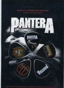PANTERA Set of 5 Guitar Picks/Plectrums ~Licensed~ - Picture 1 of 1