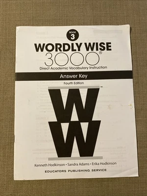 4TH Edition Wordly Wise 3000 Grade 3 Answer Key - Image 1 of 4