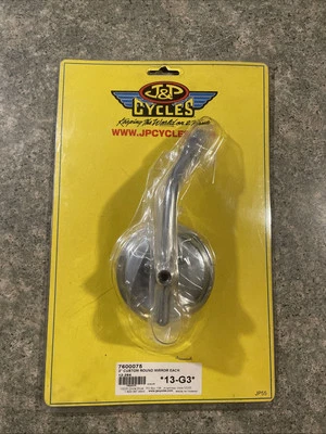 J&P  Cycles 7600075 3” Custom Round Mirror NOS  - Image 1 of 4