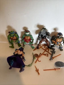 Lotto Tartarughe Ninja Mutanti Teenage Reissue TMNT Storage Shell & More Teenage Mutant - Foto 1 di 3