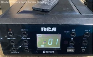 RCA RS2928B CD Music System Bluetooth Shelf System With Remote - Picture 1 of 11