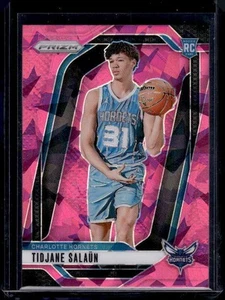 2024-25 Panini Prizm #262 Tidjane Salaun RC Prizms Pink Ice - Picture 1 of 2