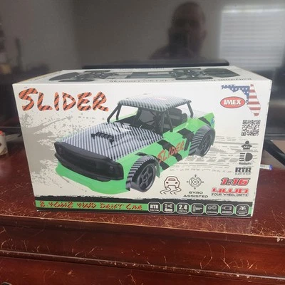 Imex 1/16th Scale Slider 4WD Drift Car Brushless - High-Speed RC Racer -tested - Image 1 of 4
