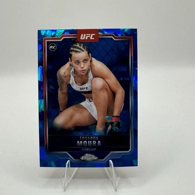 2025 Topps Chrome Sapphire UFC - Eduarda Moura 24 RC - Image 1 of 2