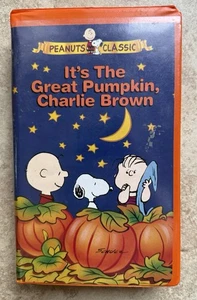 It’s The Great Pumpkin, Charlie Brown Peanuts Classic 1996 Clamshell VHS Tape - Bild 1 von 5