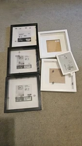 5 photo frames - IKEA Ribba Frame 23x23cm Black, Knoopang & TOLSBY - Picture 1 of 7