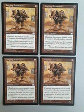 Jangling Automaton x4 PLAYSET, MTG Weatherlight (1997) Common Artifact VNM
