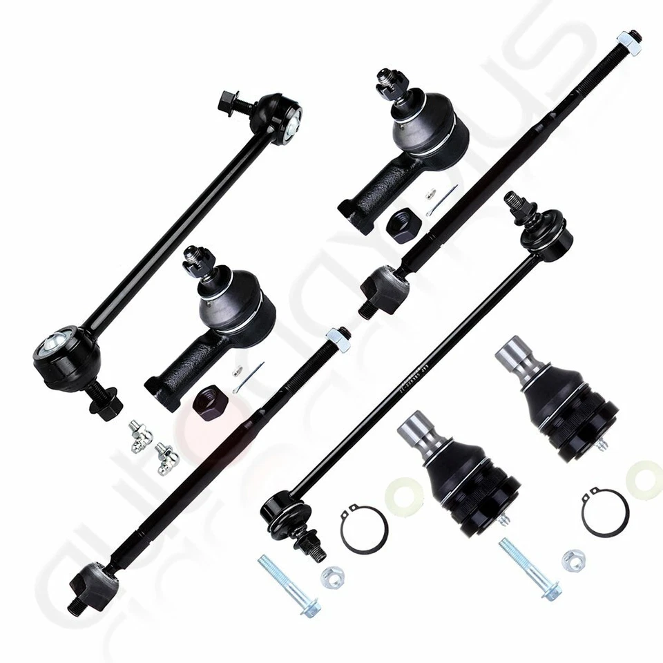 Kit de suspensión delantera de 8 piezas para MITSUBISHI ECLIPSE 1999-2005 varillas de amarre rótulas Foto 1 de 4