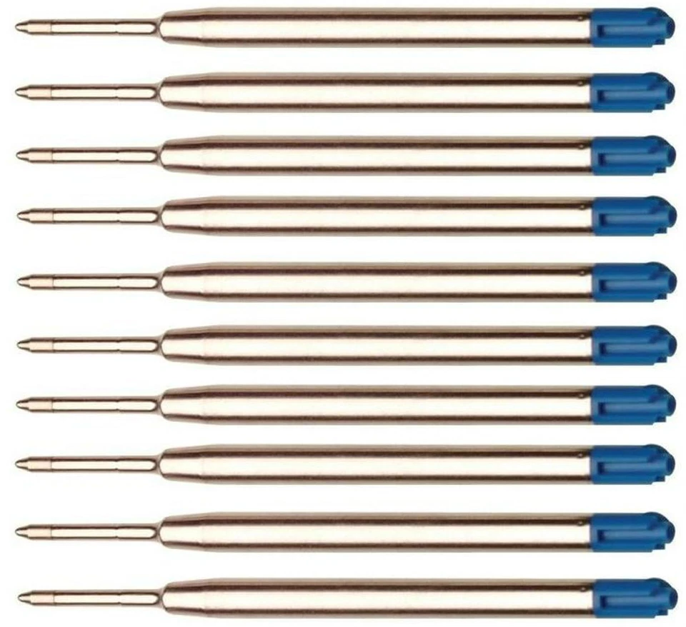 10x Metall Großraummine BLAU, passend für Parker-System Großraumminen, Mine - Bild 1 von 1