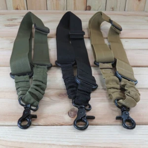 Nylon Gun Sling Adjustable Tactical Single Point Bungee Rifle Belts Gun Airs _in - Picture 1 of 10