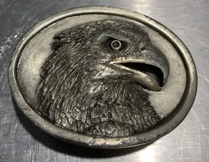 Hebilla de cinturón de peltre, diseño 3D "águila", siskiyou-bergamota estados unidos, hombre-0724*08421 - Imagen 1 de 3