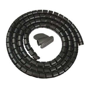 1.2m Split Cable Binding Cable Tidy ø25-30 mm with quick application tool Black - Picture 1 of 6