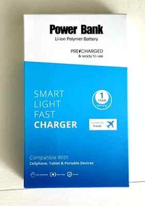 Portable Charger, Power Bank, 10,000mah with built-in charging cable. - Picture 1 of 4