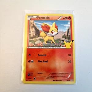 Fennekin - Non Holo - 14/25 McDonalds Promo - 2021 - 25th Anniversary - Pokemon - Picture 1 of 2