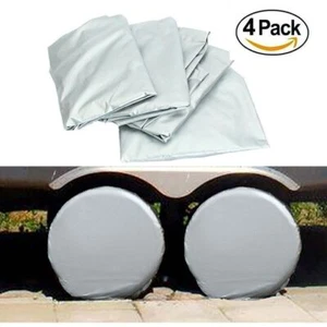 Couvre-pneus durables couvre-roues pour camping-cars, protection solaire - Photo 1/9