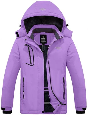 Wantdo Women's Waterproof Winter Coat Hooded Ski Jacket Winter Warm Snow Coat - Image 1 of 4