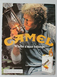 Camel Lights - huricane lantern Vintage Magazine Print Ad 1981 8 x 11 - Picture 1 of 1