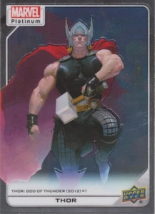 #134 - Carta Foil Mighty Thor (2023 MARVEL PLATINUM, Upper Deck) quasi nuova quasi nuova - Foto 1 di 2