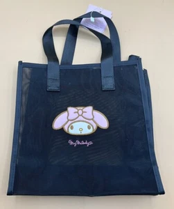 A Very Rare HTF NWT Sanrio 2022 My Melody Black Lightweight Tote Bag - Picture 1 of 5